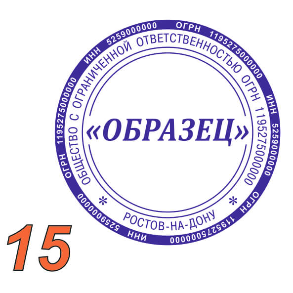 Изображение образец ооо №15